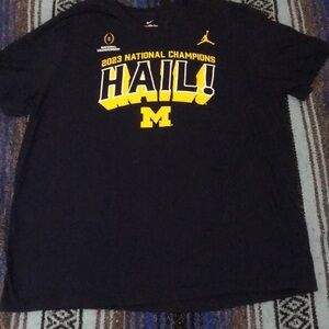 University of Michigan 2023 NCAA Football Champions Tee Shirt